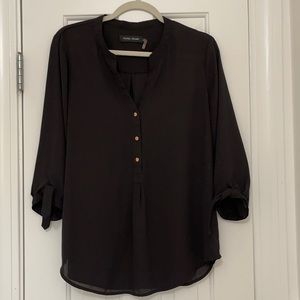 Excellent used condition Ivanka Trump blouse, Copper looking buttons 3/4  sleeve
